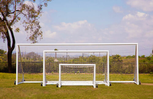 8' x 24' Deluxe Pro Soccer Goals w/Clip Channel(Each)