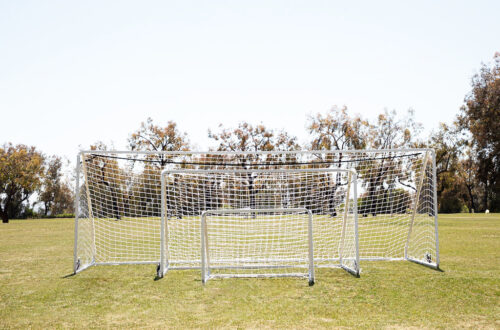 4' x 6' 3-Piece Aluminum Goals (PAIR)