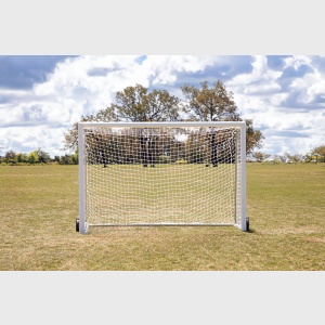 6'7" X 9'10" New Official Futsal Goal 4" Round With Built-in Clip channel  (PAIR)
