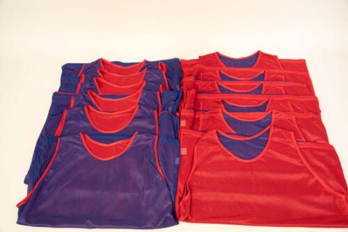 Reversible Scrimmage Vest        - Red & Blue