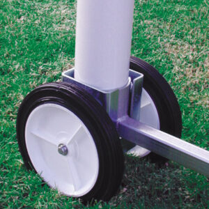 8' x 24' Semi Permanent 4" Round Goals w/ No Clips