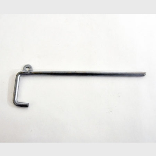 Heavy Duty Steel Hook 12" Long With  Eyelet