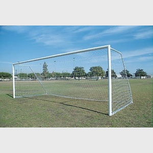 8' x 24' Semi Permanent 4" Round Goals w/ No Clips