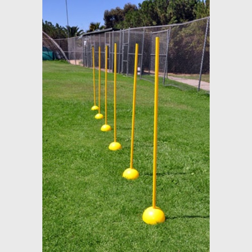 Weighted Dome Base Agility Poles