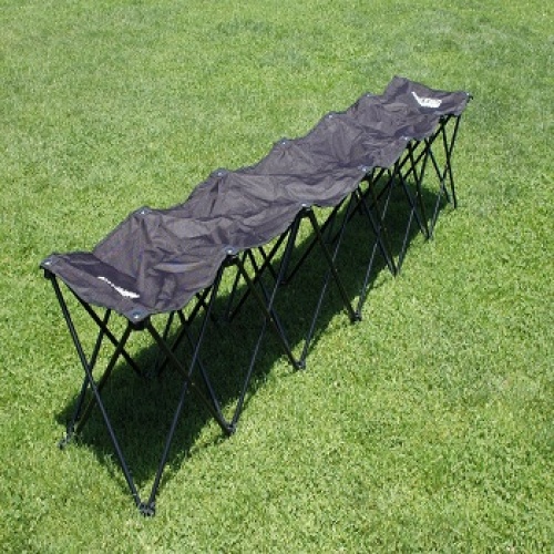 Folding Sports Benches Without Back - 3 and 6 Seaters